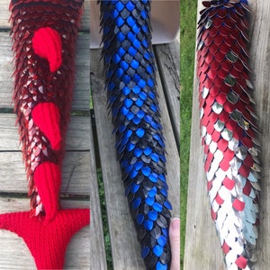 Dragon Scale Tail - Dragon Tail - ScaleMaille Tail - Wyrm Scale - Scale Tail