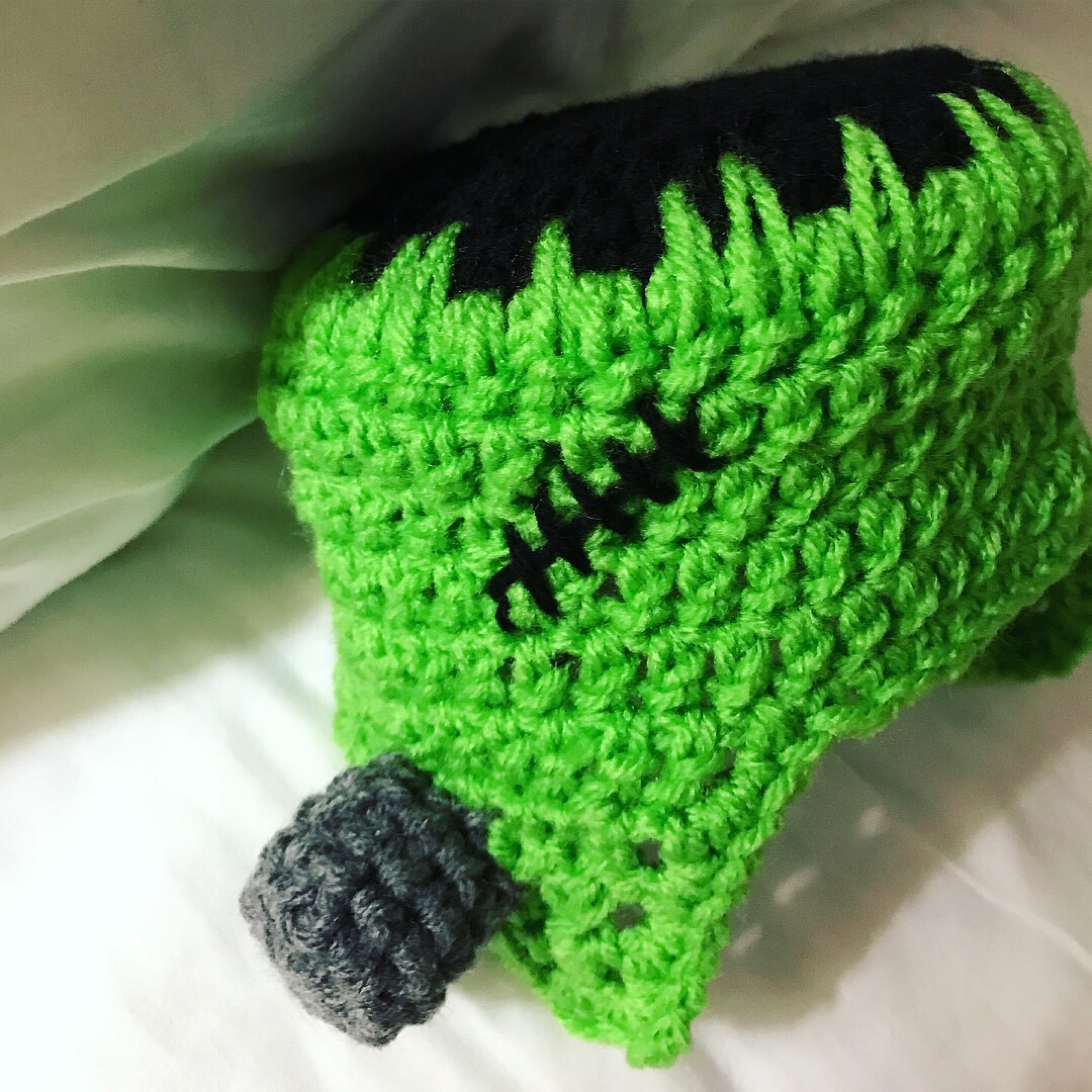 Frankenstein Hat - Infant Halloween Hat - Baby Halloween Hat - Babys 1st Halloween - Toddler Halloween Hat - Childrens Halloween Hat