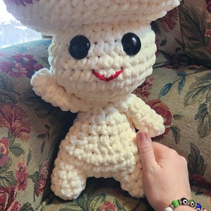 Mushroom - Mushroom Plushie  - UwU Plushie  - Mushroom Stuffie - Fungus Plushie- Fungi Plushie - Mushroom