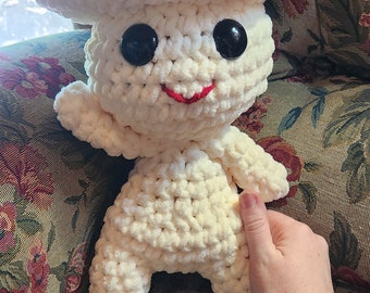 Crochet Mushroom Plushie: Handmade Fungi Stuffie