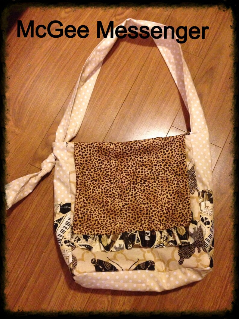 Mcgee Hobo Messenger Bag PDF Pattern File Etsy