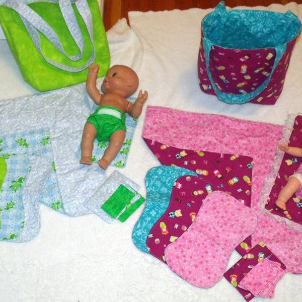 Oh Dolly! Child size Diaper bag and accessory pattern