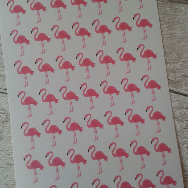 Rosa Flamingo Sticker, Planer Sticker uk, matildas crafts, uk Sticker Verkäufer, kawaii Flamingo Sticker, süße Flamingos, kawaii Sticker,