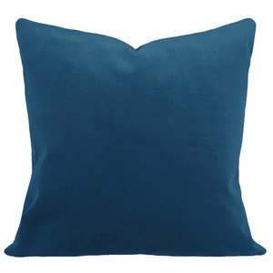Turquoise Blue Velvet Pillow Cover - Decorative Pillow - Both Sides - 12x16, 12x20, 14x18, 14x24, 16x16, 18x18, 20x20, 22x22, 24x24, 26x26