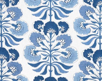 Thibaut Tybee Tree Linen Fabric by Yard | Floral Upholstery Drapery Fabric | 6 Colorways