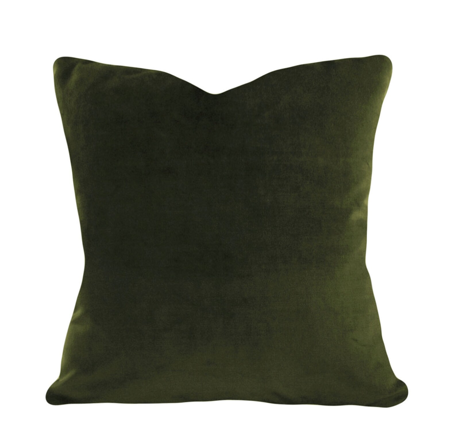 Green Velvet Pillow Cover Decorative Pillow Both Sides Etsy