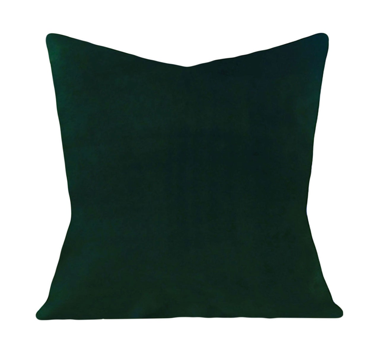 Forest green velvet pillow sale