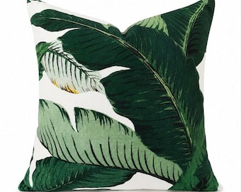 Tommy Bahama Swaying Palms Kissenbezug: Tropisch Grün Polyester