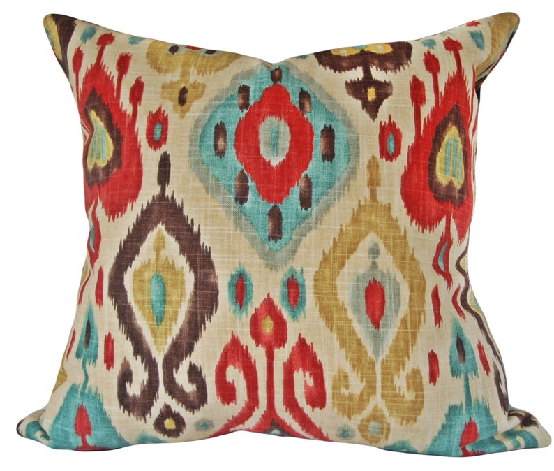 Richloom Django Ikat Persian Decorative Pillow Cover Throw Etsy
