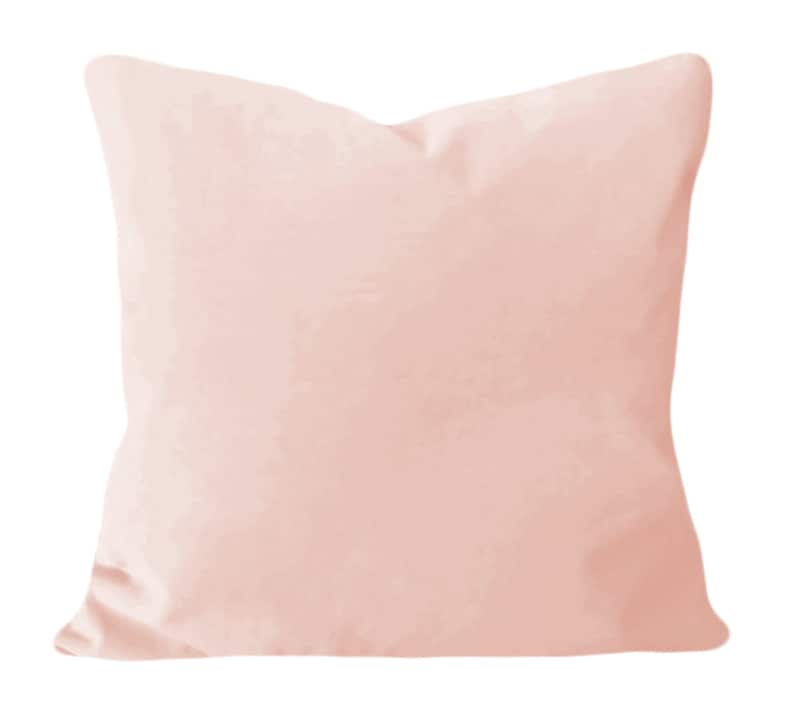 Blush Pink Velvet Pillow Cover Throw Pillow Accent Pillow Etsy