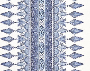 Thibaut Akola Stripe Fabric | Linen Cotton Drapery Upholstery | 6 Colorways