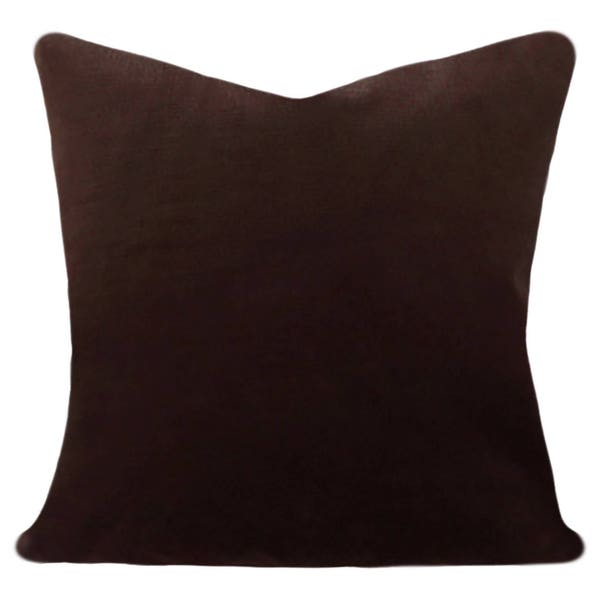 Brown Velvet Pillow Etsy