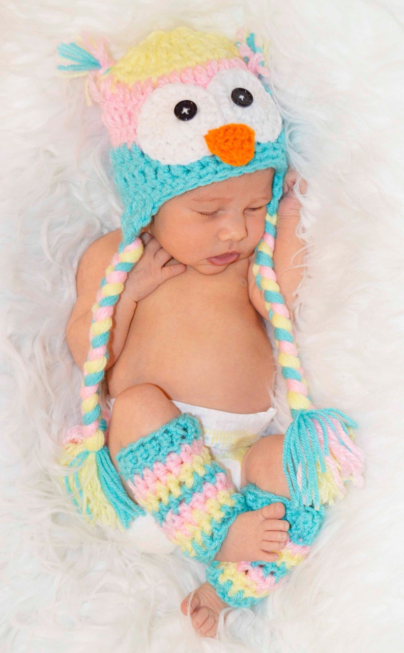 newborn owl hat and matching leg warmers baby owl hat girl owl hat baby girl owl hats newborn girl owl hats owl hats