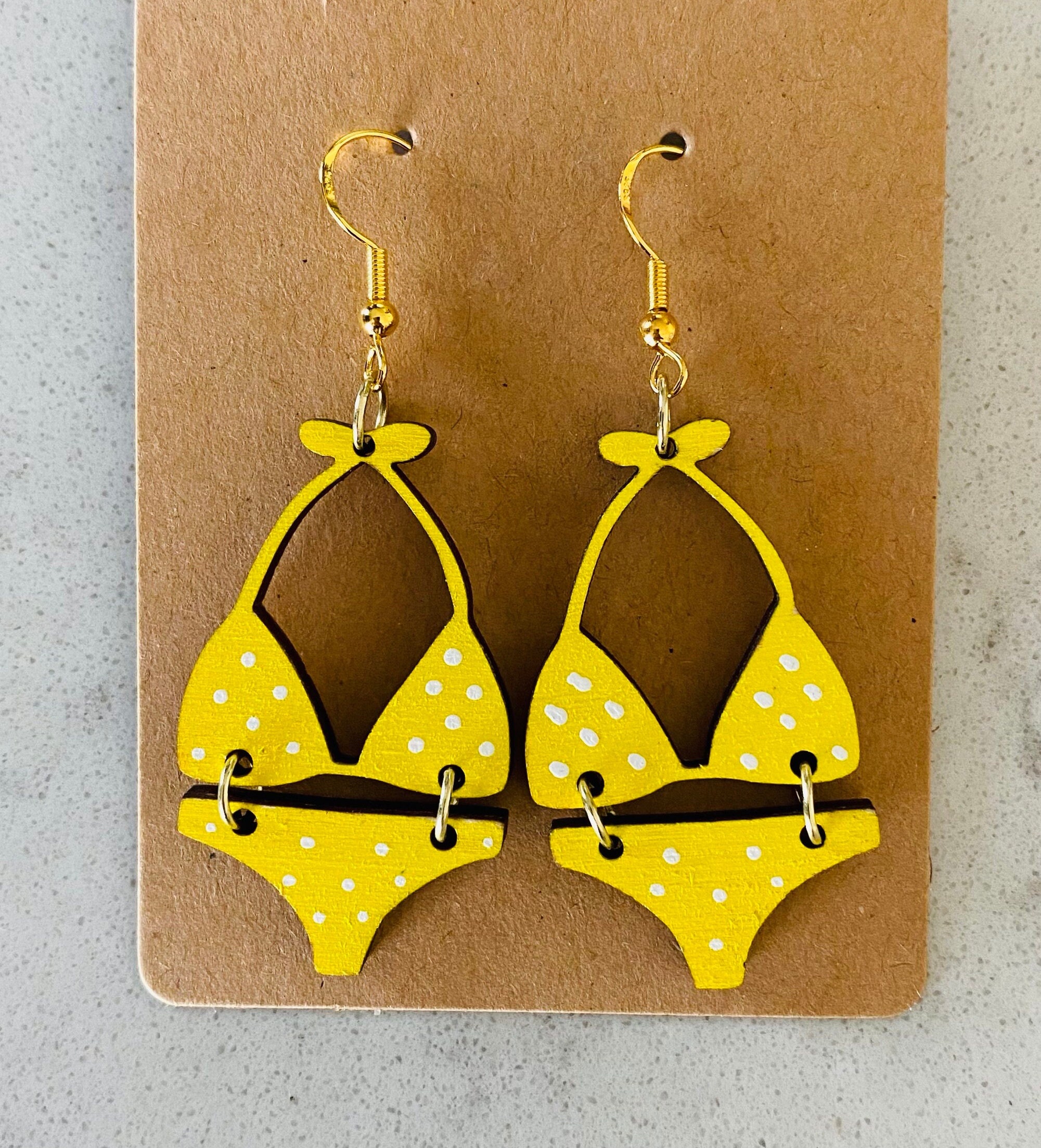 Plus size yellow polka dot deals bikini