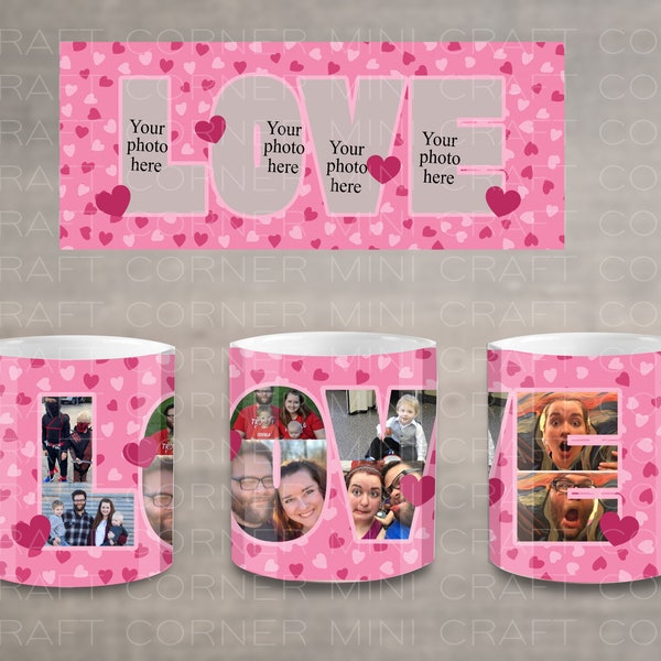 DIGITAL Sublimation Valentines Mug Design / Sublimation Mug / Sublimation Design / Valentines Mug Sublimation / Sublimation PNG / Valentines