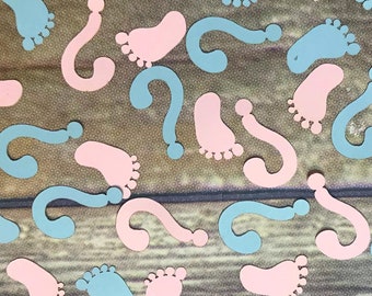 Question mark Confetti / Gender Reveal Confetti / He or She / Boy or Girl /Confetti / Baby / Gender Reveal Decorations / Gender Reveal Ideas