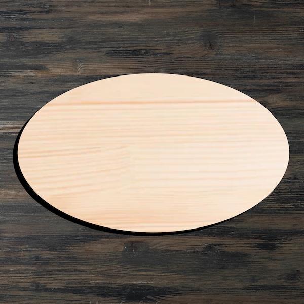 Oval Wooden Cutout / Oval Sign / Wooden Oval / Wood Oval / Oval Shape / Circle Cutout / Circle Sign / Wooden Oval Blanks / Oval Blanks /Wood