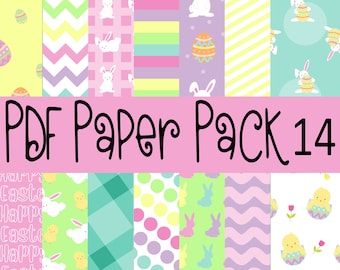 Easter Digital Paper Pack / Spring Digital Paper / Digital Paper / Easter Paper / Easter Printable Paper / Digital Paper Pack / Easter Paper