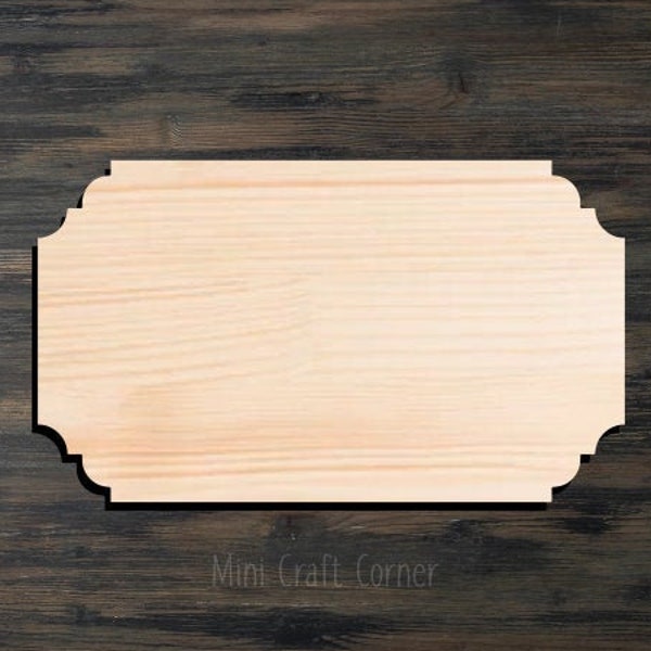 Plaque Wooden Cutout / Wood Plaque Blank / Wood Plaque Unfinished / Wood Plaque Sign / Front Door Sign / Wood Plaque Custom / Wooden Plaque