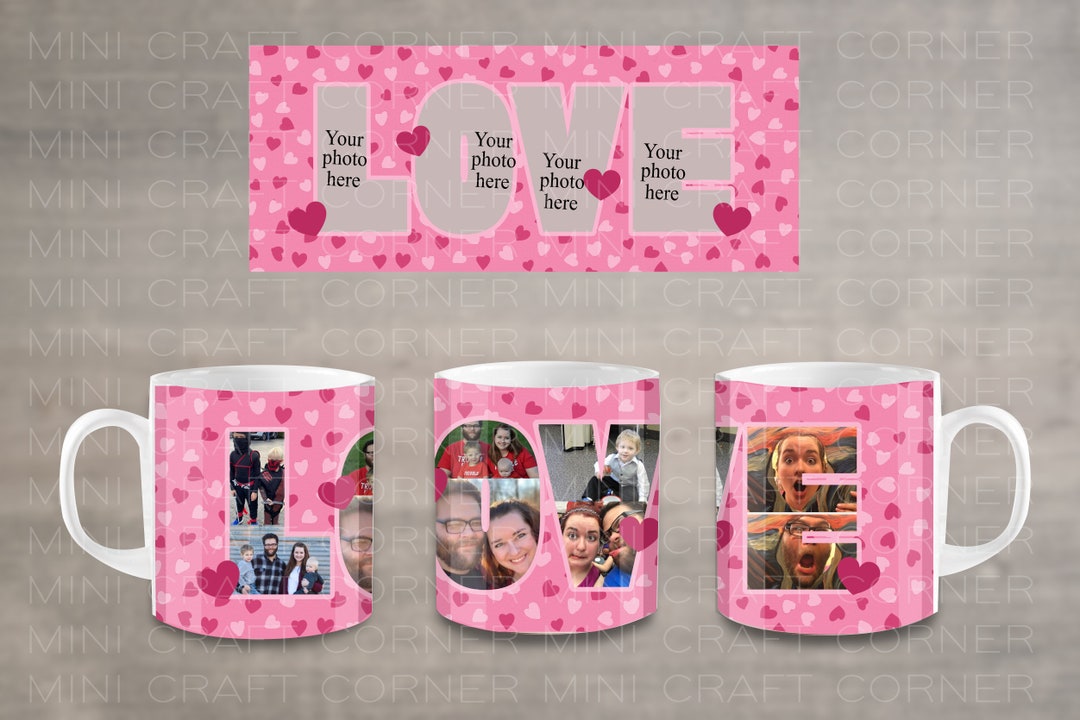 DIGITAL Sublimation Valentines Mug Design / Sublimation Mug 