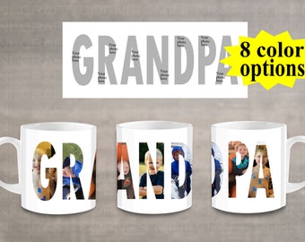 DIGITAL Sublimation Fathers Day Mug Design / Sublimation Mug / Sublimation Design / Grandpa Mug Sublimation / Sublimation PNG / Mug PNG
