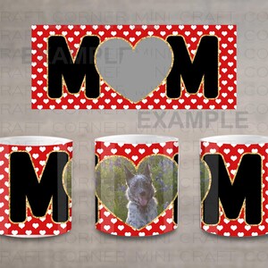 DIGITALES Sublimations-Muttertagsbecher-Design / Sublimationsbecher / Sublimationsdesign / Muttertagsbecher-Sublimation / Sublimation PNG / Becher PNG