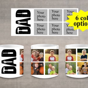 DIGITAL Sublimation Fathers Day Mug Design / Sublimation Mug / Sublimation Design / Fathers Day Mug Sublimation / Sublimation PNG / Mug PNG