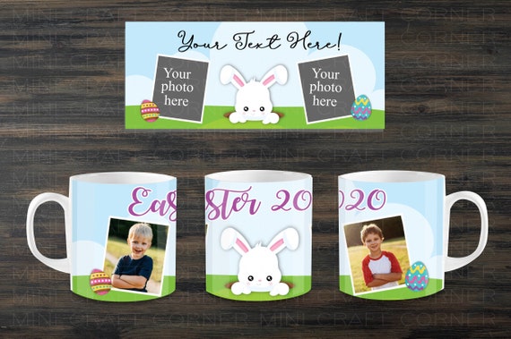 DIGITAL Sublimation Easter Mug Design / Sublimation Mug / Easter Mug / Sublimation Template / Easter Sublimation / Photo Mug / Easter Gift
