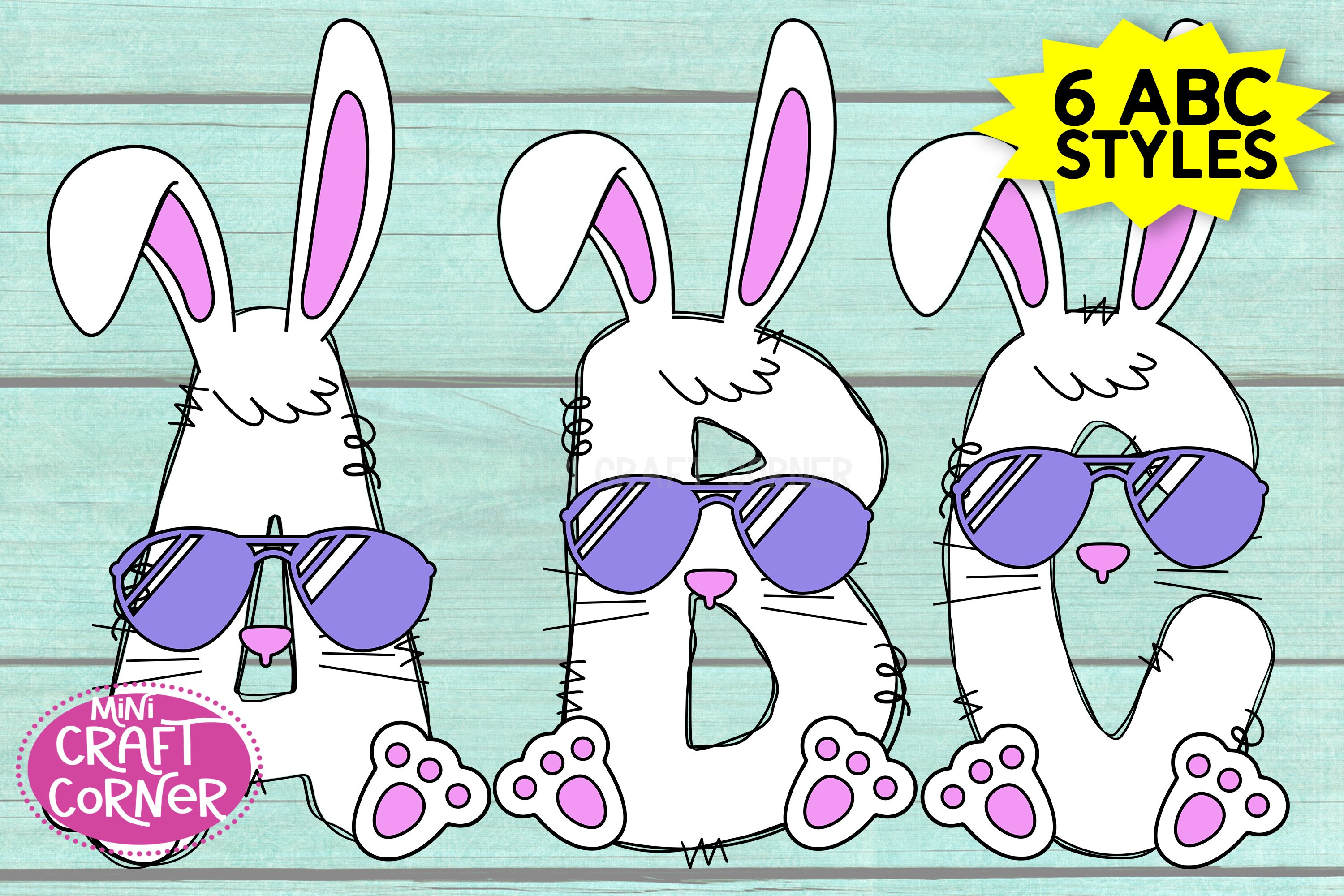 DIGITAL Easter Alphabet / Easter Letters / Easter Font / Easter PNG ...