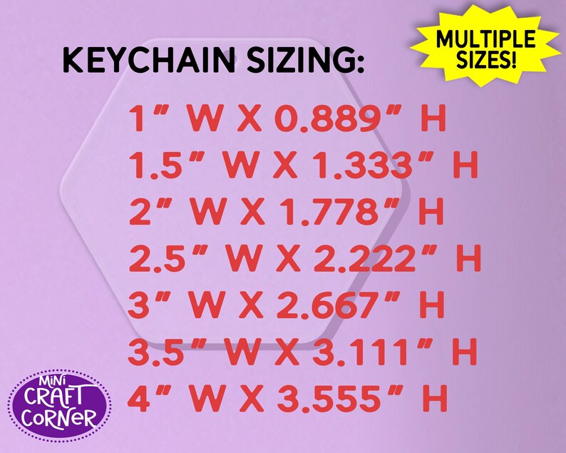 Key Chain Sizing Clear Acrylic Hexagon Blanks: DIY Earring/keychain Crafting - Etsy