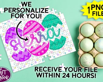 DIGITAL Personalized For You Sublimation Easter Puzzle Design / Sublimation Puzzle PNG / Sublimation Puzzle / Easter Puzzle Sublimation