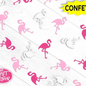 Flamingo Confetti, Tropical Party Decor, Pink Table Scatter, Luau Decorations, Summer Birthday, Bachelorette Decor, Flamingo Theme