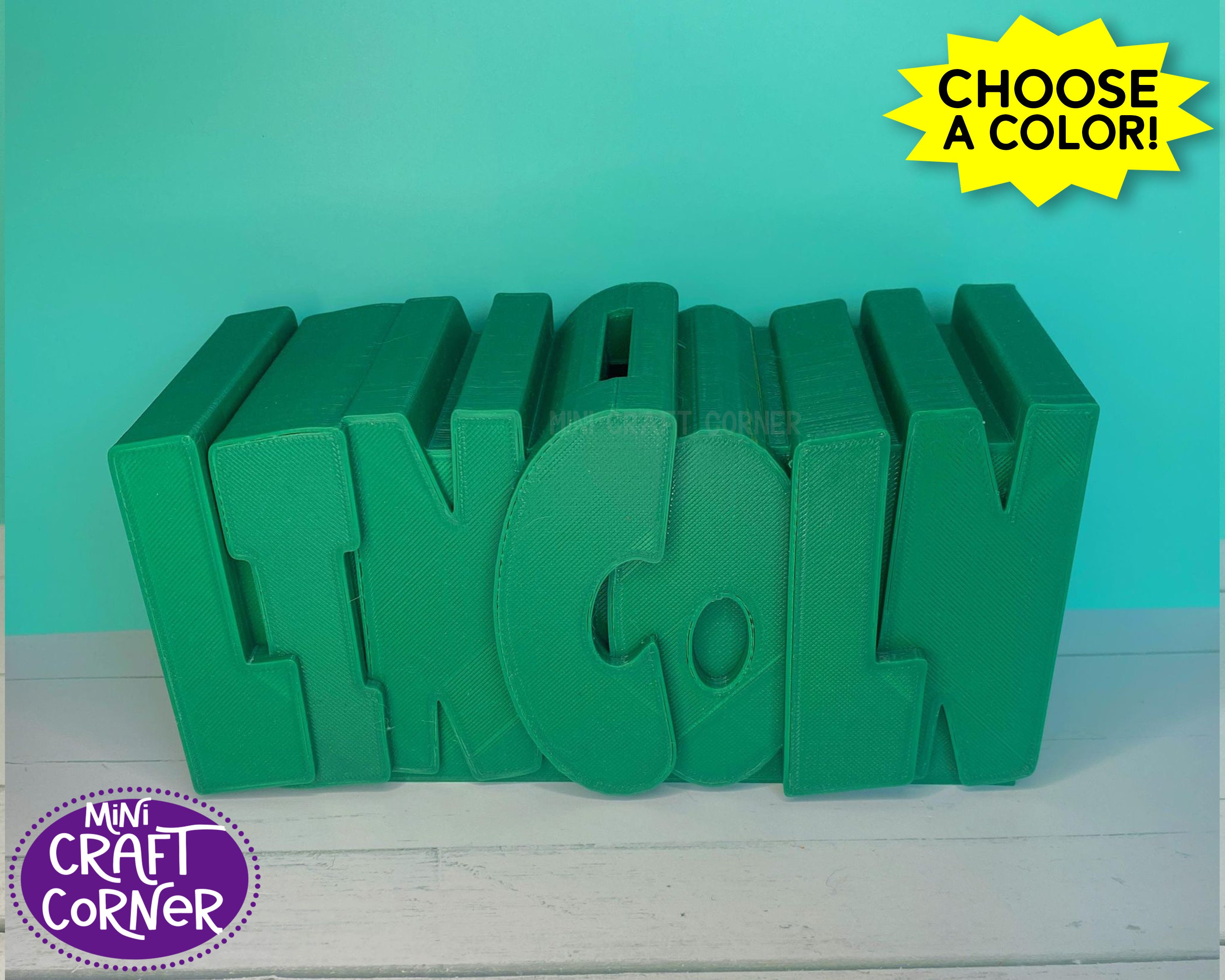 Personalized 3D Printed Bank / Coin Bank / Name Bank / Personalized ...