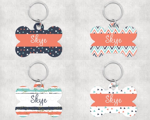 DIGITAL Sublimation Dog Bone Tag / Dog Bone Sublimation Tag / Dog Tag  Sublimation / Keychain Sublimation / Keychain Template /Dog Tag Design