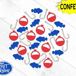 Fishing Confetti. Fishing Party. Boy Party. Fishing. Confetti. The big one. Fish hooks confetti. Fishing Theme Party. Fishing Birthday