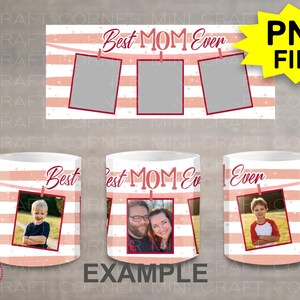 DIGITALES Sublimations-Muttertagsbecher-Design / Sublimationsbecher / Sublimationsdesign / Muttertagsbecher-Sublimation / Sublimation PNG / Becher PNG