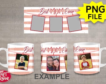 DIGITAL Sublimation Mothers Day Mug Design / Sublimation Mug / Sublimation Design / Mothers Day Mug Sublimation / Sublimation PNG / Mug PNG