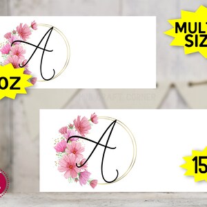 DIGITAL sublimeringsmuggdesign / sublimeringsmugg / alfabetsmuggdesign / alfabetsmuggmall / monogrammugg / alla hjärtans dag-mugg bild 3