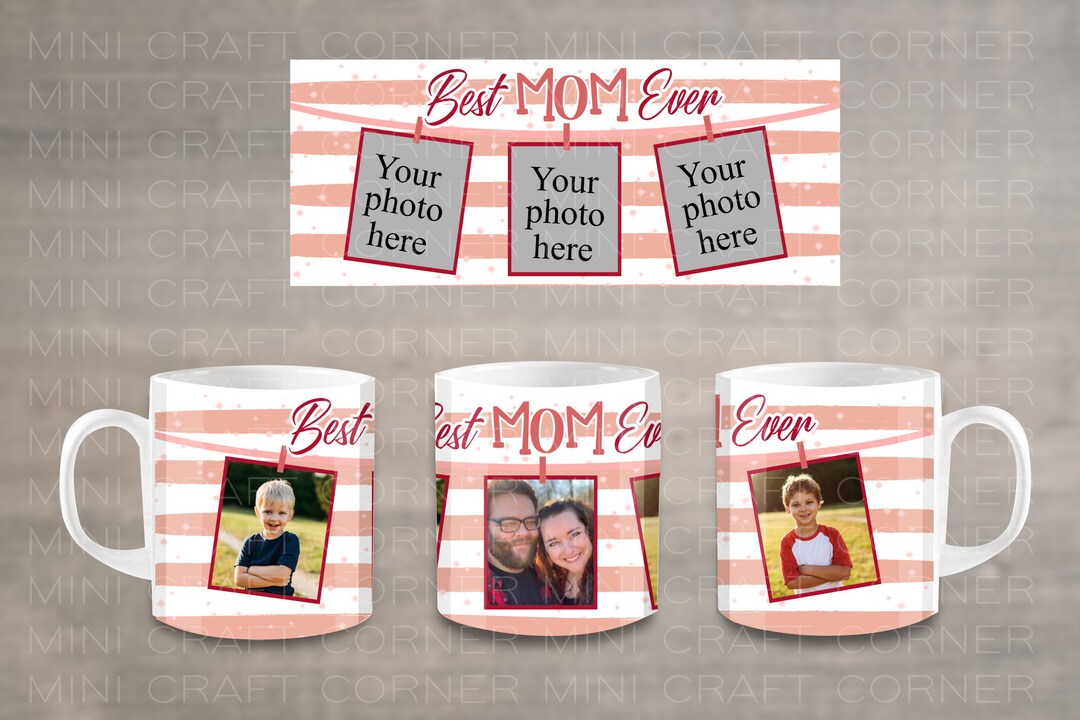 WORLD'S BEST MOM SUBLIMATION MUG TEMPLATE - Coney Island Transfer