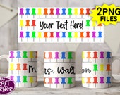Crayon Teacher Mug Design: Sublimation PNG (Digital Download)