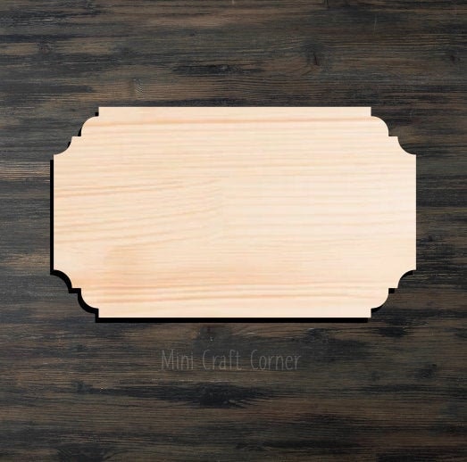 6 x 8 Premium Alder Wood Plaque Blank
