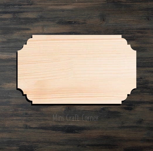 12 x 15 Premium Alder Wood Plaque Blank