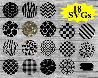 DIGITAL Circle Keychain Patterns / Circle Keychain Designs / Circle Keychain SVGs / Circle Keychain Background / Circle Keychain Pattern SVG