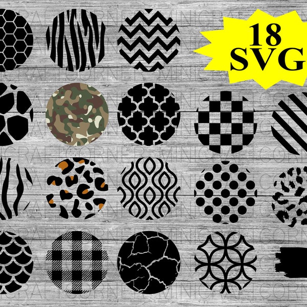 DIGITAL Circle Keychain Patterns / Circle Keychain Designs / Circle Keychain SVGs / Circle Keychain Background / Circle Keychain Pattern SVG