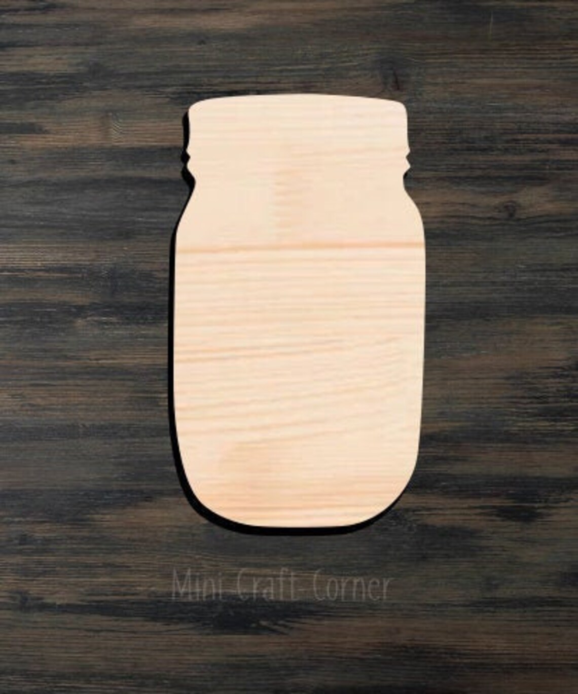 Wooden Mason Jar Cutout / Mason Jar Door Sign / Mason Jar Sign Etsy