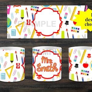 DIGITAL Sublimation Teacher Mug Design / Sublimation Mug / Sublimation Design / Teacher Mug Sublimation / Sublimation PNG / Crayon Mug