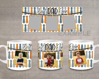 DIGITAL Sublimation Fathers Day Mug Design / Sublimation Mug / Sublimation Design / Fathers Day Mug Sublimation / Sublimation PNG / Mug PNG