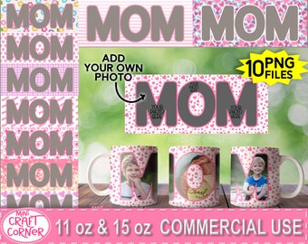 DIGITAL Sublimation Mothers Day Mug Design / Sublimation Mug / Sublimation Design / Mothers Day Mug Sublimation / Sublimation PNG / Mug PNG