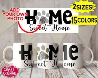 DIGITAL Sublimation Dog Paw Mug Design / Sublimation Mug / Sublimation Design / Pet Mug Sublimation / Sublimation PNG / Pet Mug File