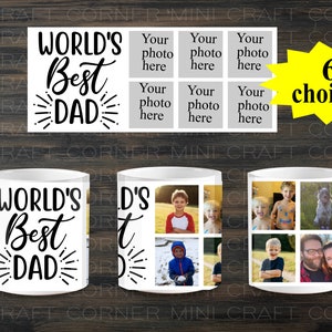 DIGITAL Sublimation Fathers Day Mug Design / Sublimation Mug / Sublimation Design / Fathers Day Mug Sublimation / Sublimation PNG / Mug PNG